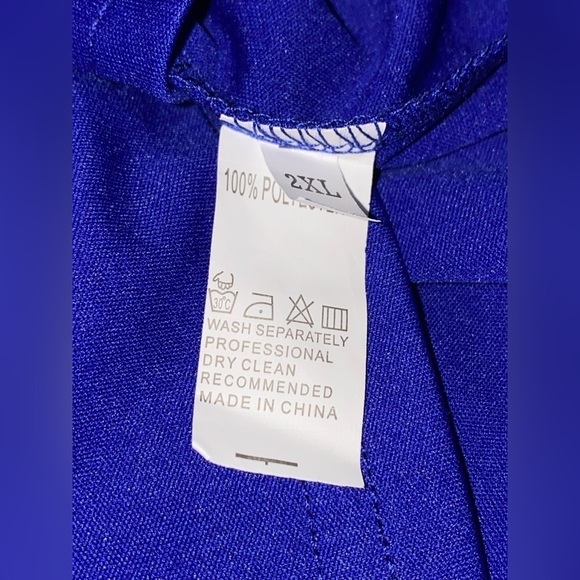 Flamingo Bodycon Slim Fit Maxi Dress Short Sleeve Casual  Women 2XL 14/16‎ - Picture 4 of 5